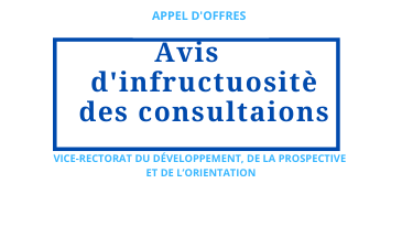 Avis d&rsquo;fructuosité des consultation N°22 et N°27