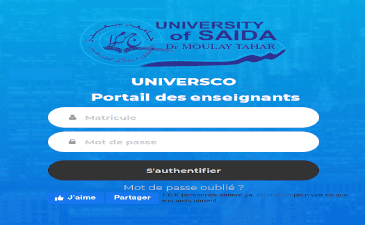 Guide d’utilisation du Portail Web UNIVERSCO pour enseignant Guide d’utilisation du Portail Web UNIVERSCO pour enseignant