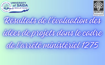 Résultats de l’évaluation des idées de projets dans le cadre de l&rsquo;arrêté ministériel 1275