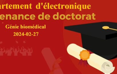 Avis soutenance doctorat -Génie biomédical-  2024